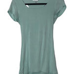 CAbi Mint Green Draped Back Short Sleeve Shirt Womens XS Top Blouse Summer Photo 0