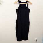 Lululemon  ATHLETICA | Refresher Racer Dress Solid Black Bodycon Stretch Tank | 6 Photo 2