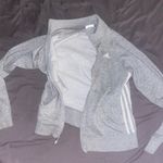 Adidas  Women’s Grey Size Small Sweatshirt Photo 0