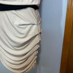 Halston Heritage  side‎ ruched mini dress size M Photo 4