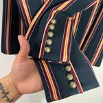 New  Striped Twill Ponte Blazer‎ Size 4 Chico's Size 0 Photo 11