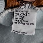 Baccini Vintage Light Denim Wrap Skirt with Black Whip Stitch Accent Photo 7