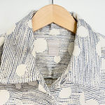 Chico's Chico’s Jacquard Jacket Womens Size Small Polkadot Circles and Shine New Photo 0