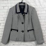 Kasper houndstooth blazer tweed jacket sz10 Photo 0