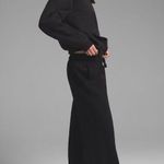 SKIMS  Boyfriend Fleece Straight Leg Pant in Washed Onyx, Size X-Small Photo 2