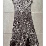 Adrianna Papell Vintage Dress Womens 10 Brown Silk Maxi Babydoll 90s Fairy Party Photo 2