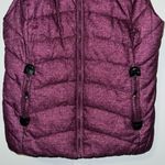 Green Tea Faux Fur Lined Quilted Puffer Vest Purple Women’s M Medium Photo 2