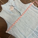 Frank & Eileen Daphne Sleeveless Polo Midi Dress Linen Blue Stripe Medium Photo 13