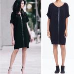 Madewell  Viscose Leather Edged Easy
Shirt Dress Photo 6