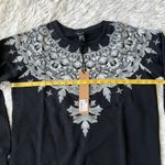 Ksubi  Women’s Cult Crest Raglan Sweatshirt in Black/white Size Medium Photo 3