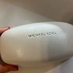 Michael Kors  New York White Hard Oversized Clamshell Sunglasses/Eyeglasses Case Photo 2