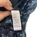 Dress the Population Sam Sequin Jumpsuit In Navy Night Sky Women’s Size XS Photo 7