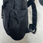 Black Medium Nylon Backpack with Padded Straps Photo 4