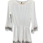 Mini Dress Lace Fringe Trim‎ Size M Photo 0