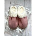 Ninecifun women’s slip on fuzzy memory foam slippers Size 7 Photo 2