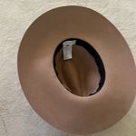 Free People  Tan Wool Felt Hat Braided Band One Size Photo 4