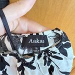 Aakaa Elegant Black and White Floral jumpsuit small Photo 6