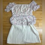 Pink Lily Womens Pink Floral Ruched Bust Short Summer,Spring Lined Dress|Size:S Photo 13