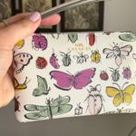 Coach Authentic Leather butterfly zip card wristlet Photo 6