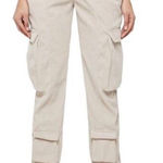 Maniere De Voir  Corduroy Cargo Pants Tan Photo 0