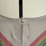 Billabong Multicolor Striped Poncho Boho Boho Oversized Stripe Fringe Pullover Photo 8