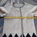 Hanna Andersson Love,Hanna Baby Alpaca Cream/Black Triangle Cardigan Size Medium Black Photo 3