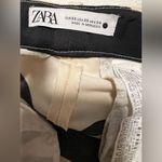 ZARA  Printed Abstract Palazzo Wide Legged Pants Green Black Cream Bloggers Fave Photo 6