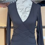 Sophie Max Studio Dress Sz Small Black Date Night Party Cocktail Whimsy Goth Photo 5