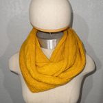 Old Navy Mustard Yellow Knit Infinity Scarf Photo 0