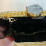 LIKHÂ Yellow Orange & Cream Woven Clutch Purse NEW Handmade Bag Photo 4