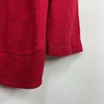 J. Jill light Sweater V Neck 3/4 sleeves pullover tunic red size Large Photo 9