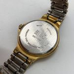 Bill Blass  23mm Quartz analog Womens gold tone black dial up to 7.5” runs Photo 5