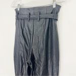 Commando  Faux Leather Paperbag Pants in Black Size Small Photo 5