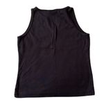 Sonoma  Black V-Neck Embroidered Tank Top Photo 1