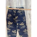 Havana Jacks Cafe Tropical Palm Tree Print Rayon Lounge Pants Womens Size L Blue Size L Photo 5