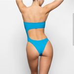 SKIMS  Strapless Monokini in Turquoise Photo 3