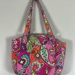 Vera Bradley  Glenna Pink Swirls Tote Bag Photo 0