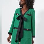 Tuckernuck Pomander Place Coco green tweed dress Size L Photo 0