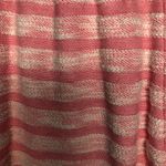 Maison Jules  bubblegum pink white striped dress‎ fit flare women’s size medium Photo 8