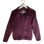 BEARPAW Fleece Jacket Women's Size XS Burgundy Outwear Photo 1