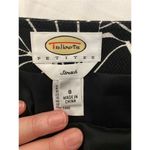 Talbots Cotton Spandex Pencil Skirt with side slit in Black and White Size 8P Photo 5
