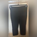 Women’s Ingredients Black Cropped Capri Pants Gold Accents Sz 6 Office Business Photo 1