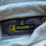 Solstice Outdoor Women’s Full Zip Fleece Ivory Jacket Size L Textured Fabric White Size L Photo 1