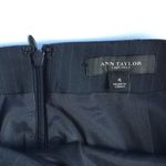 Ann Taylor  Navy Pinstripe Pencil Skirt Sz 4 Photo 2