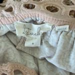 Let Me Be Floral Swing Eyelet Top Sz S Pink Photo 7