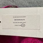 Free People  Moving On gold pink mini skirt size 2 Photo 4