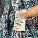 Talbots  Womens Multicolor Semi Sheer Long Sleeve Blouse Sz LP‎ | Colorful Office Photo 11