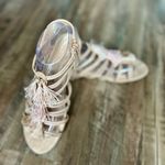 LC Lauren Conrad Lauren Conrad Tassel Strappy Pink Sandals Size 8 Photo 4