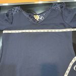 Fig & Flower Anthropologie baby blue embroidery lace‎ blouse size S Blue Photo 5