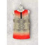 Dana Buchman Women's Size Large Ombre Snakeskin Lightweight Sleeveless Blouse Photo 1